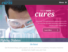 Tablet Screenshot of fromhopetocures.org